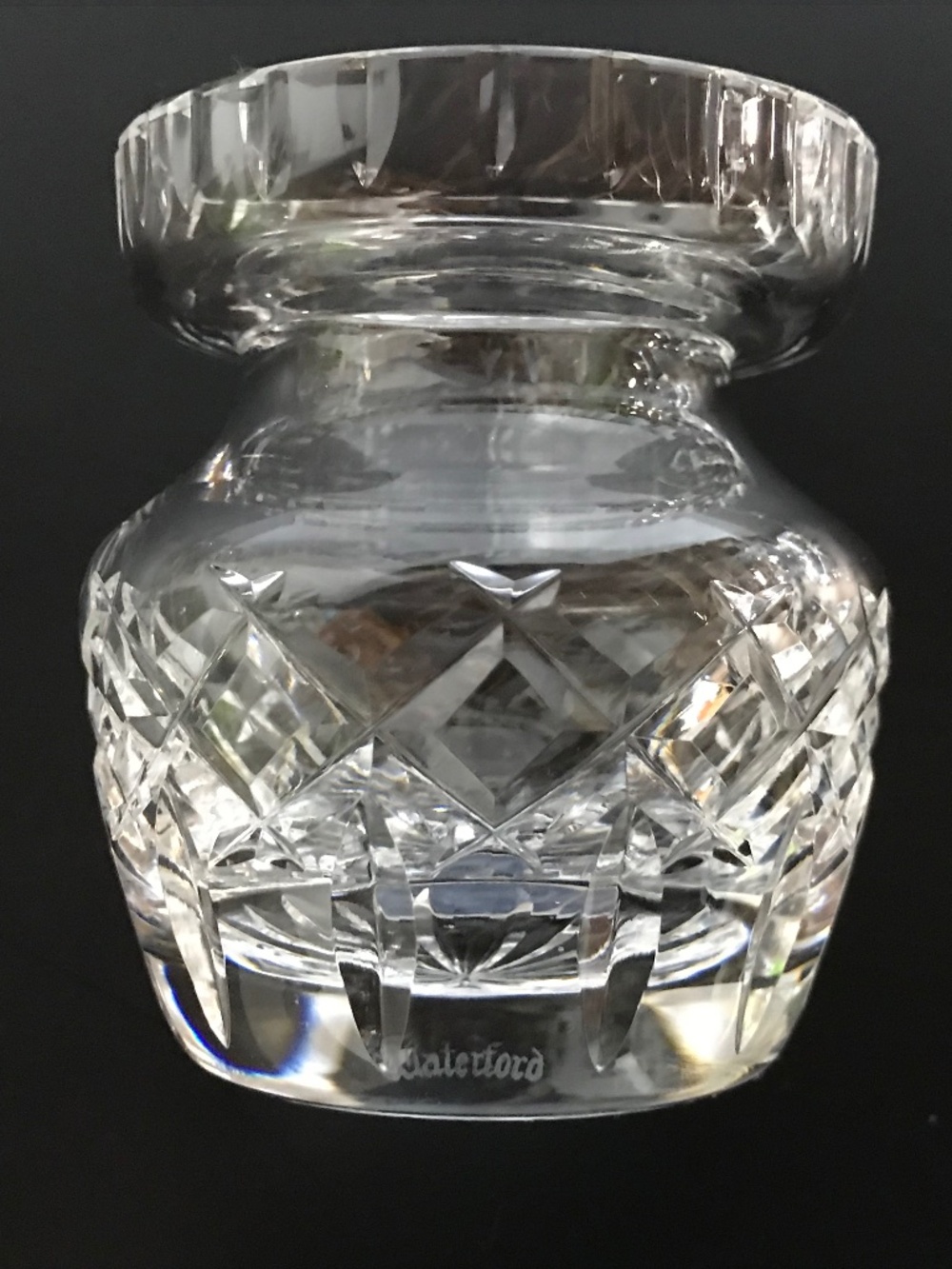 Vintage Waterford Crystal Lismore Salt & Pepper Shakers AND Two Condiment Pots - Picture 6 of 13